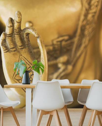 Hand of the Golden Buddha Golden Buddha Wallpaper