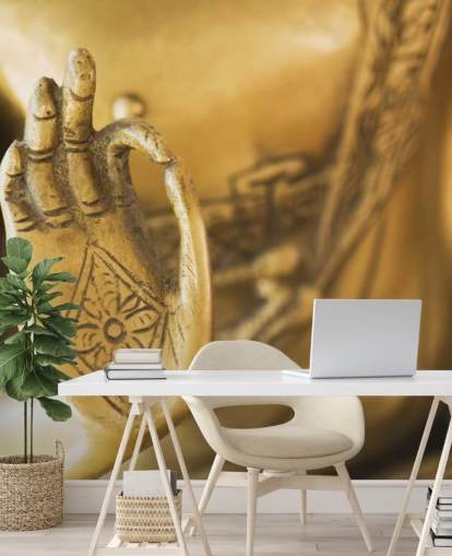 Hand of the Golden Buddha Golden Buddha Wallpaper