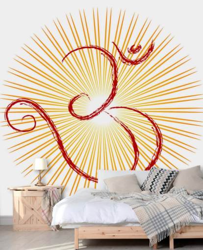Om - das göttliche Symbol des Hinduismus Wallpaper