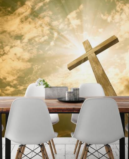 Kryds mod Sky Wall Mural