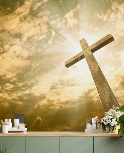 Cross Against the Sky Christian Wallpaper