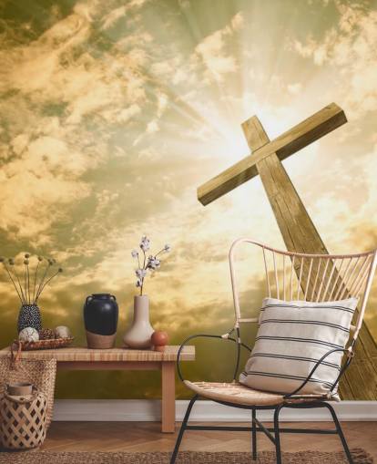 Cross Against the Sky Christian Wallpaper