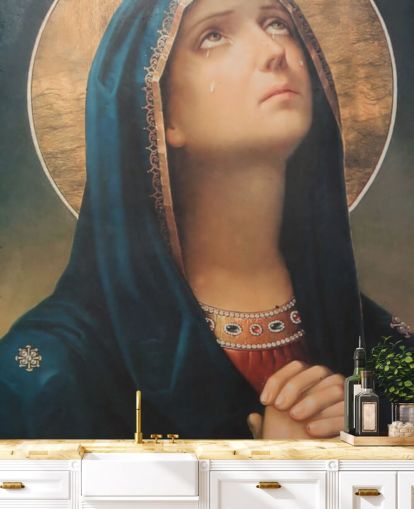 Antique Religious Icon Religious Wallpaper