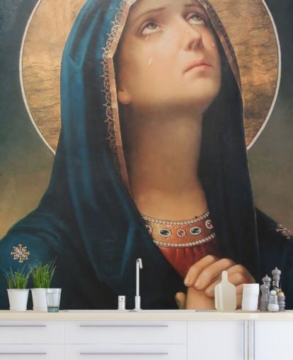 Antique Religious Icon Religious Wallpaper