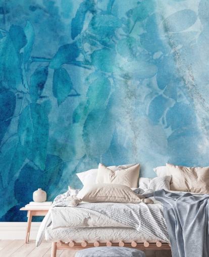 Papel Pintado Efecto Mármol Azul Papel Pintado Efecto Mármol Azul