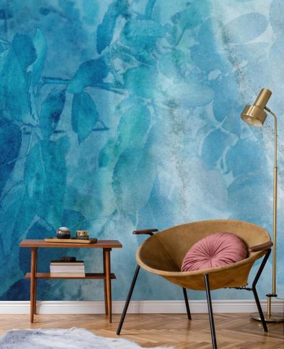 Blue Marble Effect Wallpaper