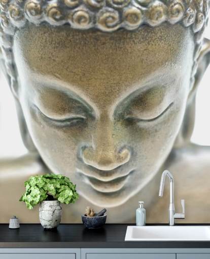 buddha pää tapetti