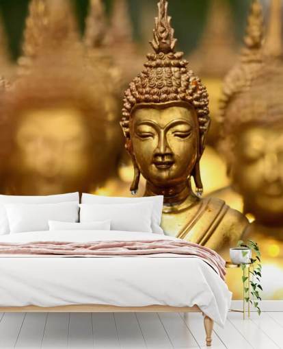 Buddha-Statuen Buddha Statues Wallpaper 