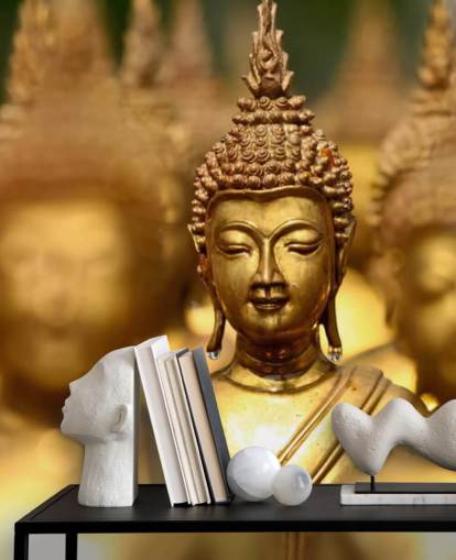 Buddha-Statuen Buddha Statues Wallpaper 