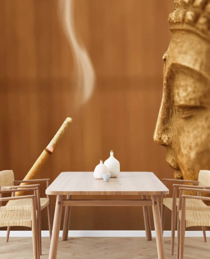 Zen-temppeli - savu meditaatio Buddhan kanssa Zen Temple Wallpaper 