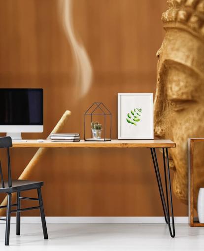 Templo Zen - Meditação de fumaça com Buda Zen Temple Wallpaper 