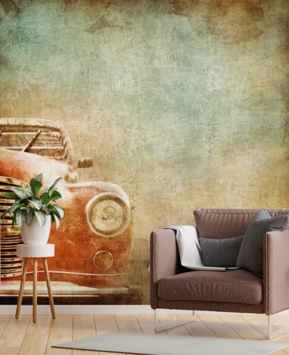 Red Vintage Car Wallpaper