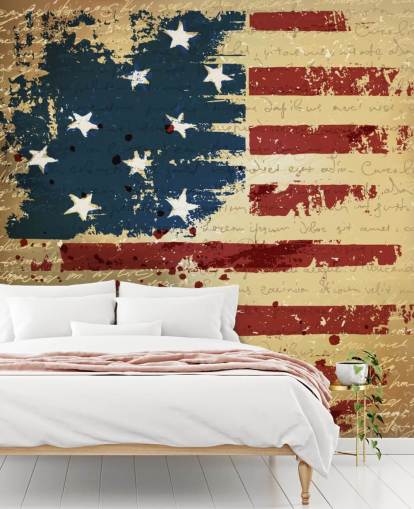 Unabhängigkeitstag Hintergrund. Abstrakt, Grunge, Vektor.