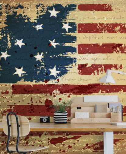 Fundo do Dia da Independência. Abstrato, grunge, vetor.