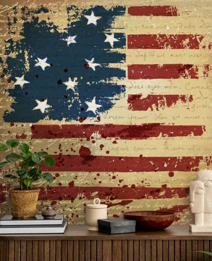 Independence Day Background. Abstract, grunge, vector.