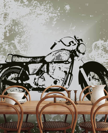 Gammel Motorsykkel Bakgrunn Gammel Motorsykkel Bakgrunn