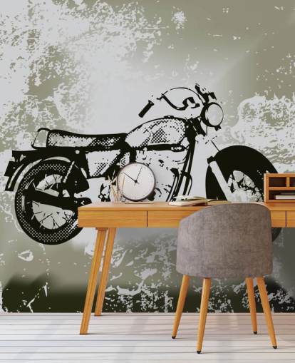 Gammel Motorsykkel Bakgrunn