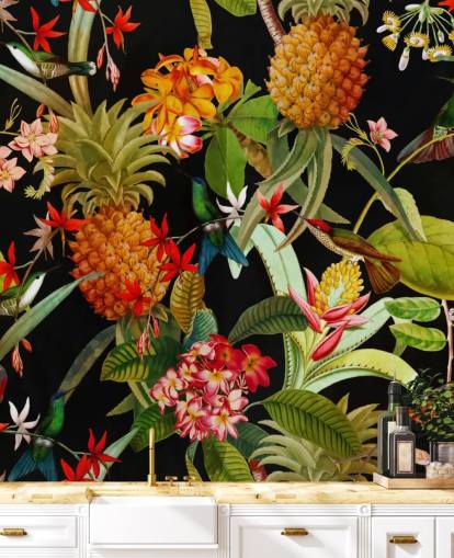 Ananas og fugler Bakgrunn