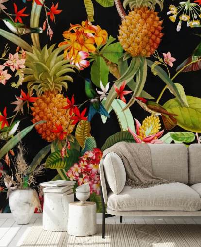 Ananas och fåglar Bakgrund