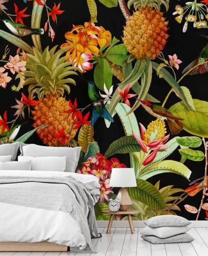 Ananas och fåglar Bakgrund