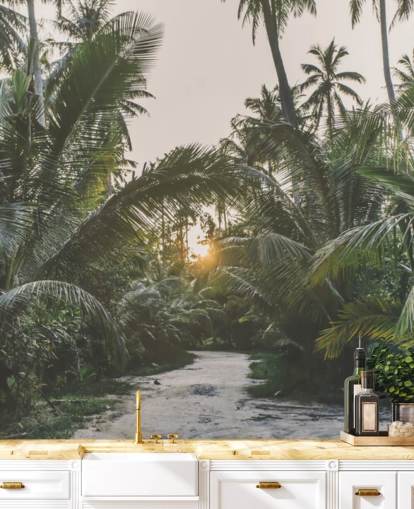 Mural de pared Sol resplandeciente