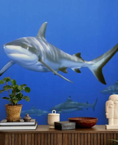 Shark and Friends Wallpaper