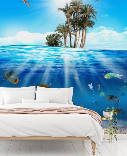 Under the Sea and Over the Sea Mural Under the Sea and Over the Sea Mural