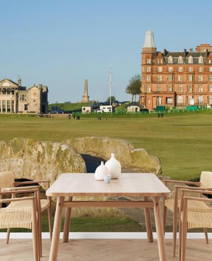 kundenspezifisches Golftapeten-Wandbild namens Swilcan Bridge, St Andrews Old Course