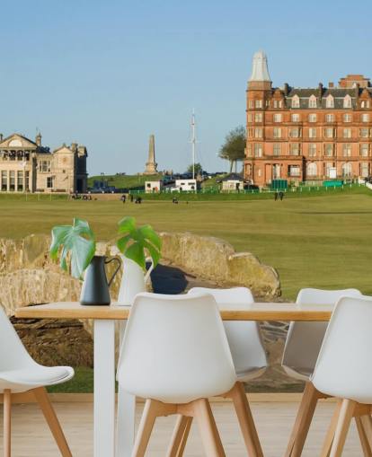 custom golf wallpaper mural called Swilcan Bridge, St Andrews Old Course