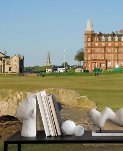 carta da parati murale personalizzata da golf chiamata Swilcan Bridge, St Andrews Old Course