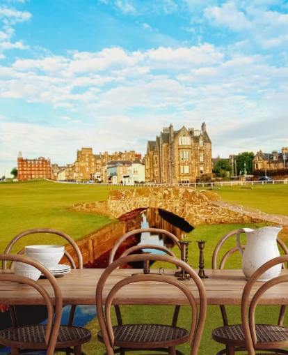 Golf Course in Town Wallpaper