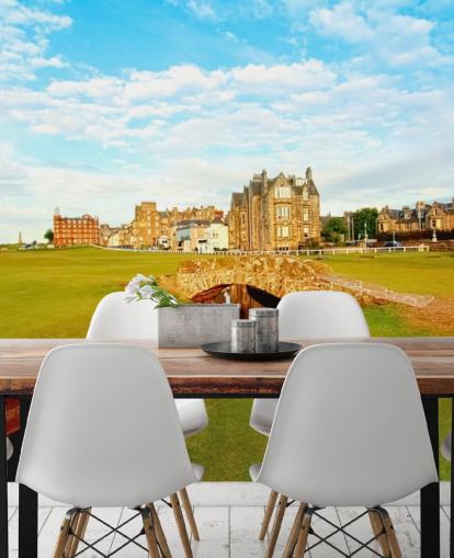 Golfbane i byen Baggrund Golfbane i byen Baggrund