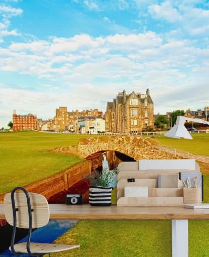 Golfbane i byen Baggrund Golfbane i byen Baggrund