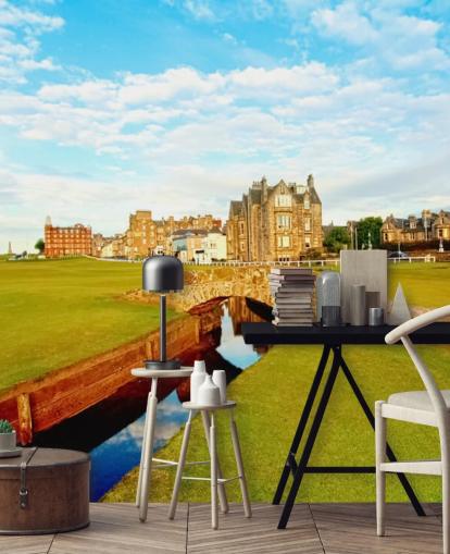 Golf Course in Town Wallpaper