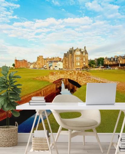Golf Course in Town Wallpaper