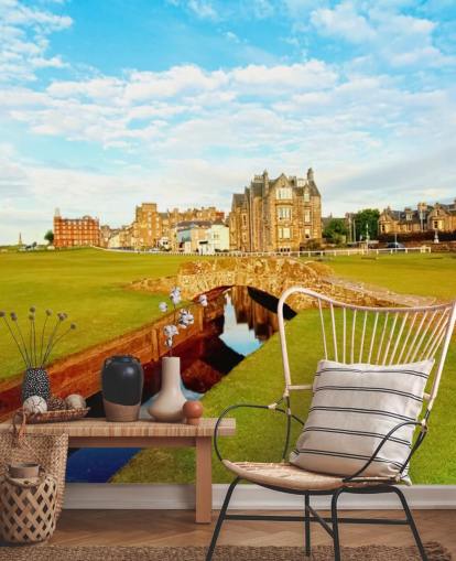 Golf Course in Town Wallpaper