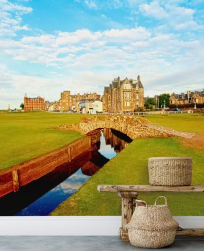 Golf Course in Town Wallpaper