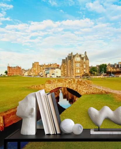 Fondo de pantalla de golf en la ciudad