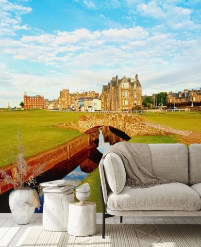 Golf Course in Town Wallpaper