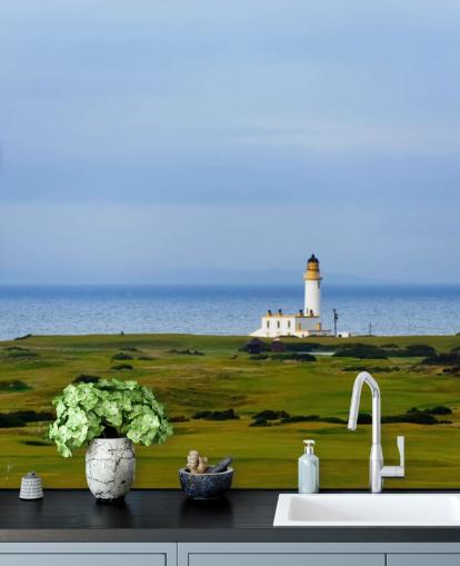 Coastal Golf Course Wallpaper