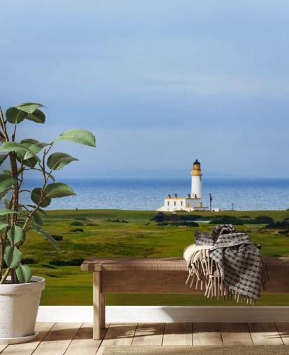 Coastal golfbaan behang