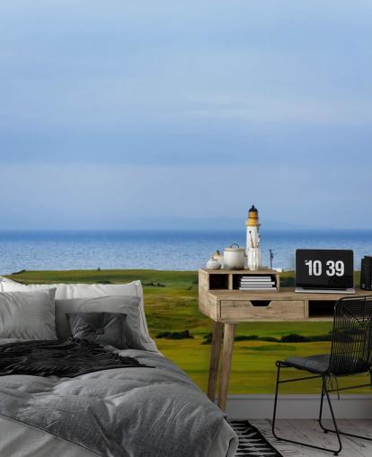 Coastal golfbaan behang