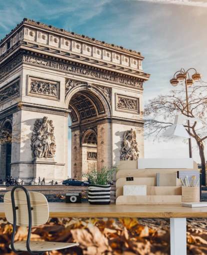 Fond d'écran Arc de Triomphe par une journée ensoleillée