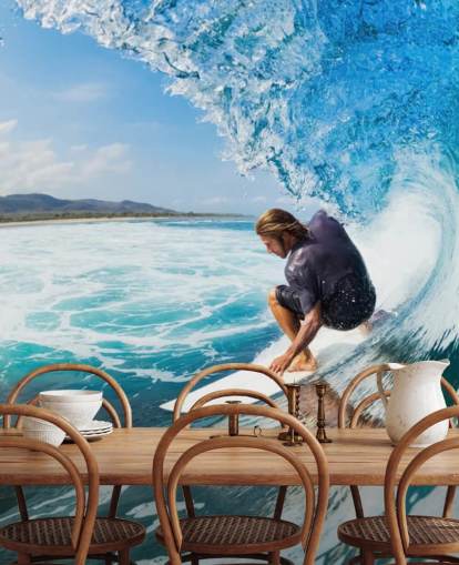 Surfista em uma onda Wallpaper Mural Surfista em uma onda Wallpaper Mural