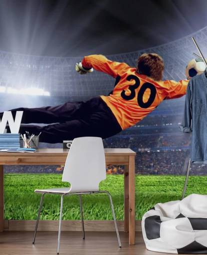 Keeper maakt een Save Wallpaper Mural