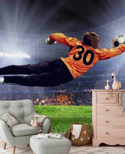 Keeper maakt een Save Wallpaper Mural