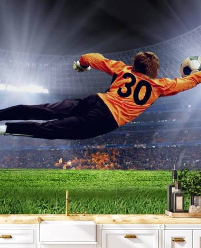 Keeper maakt een Save Wallpaper Mural