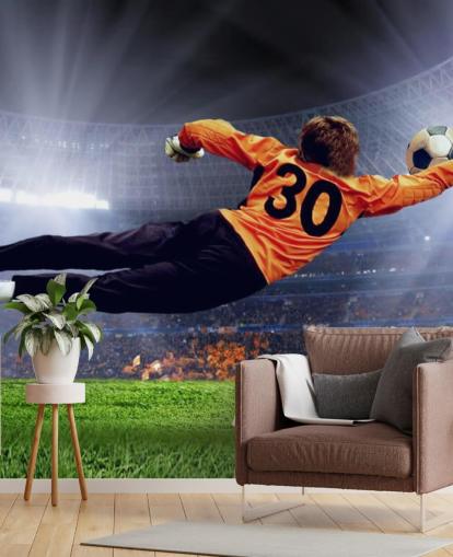 Maalivahti Making Save Wallpaper Mural