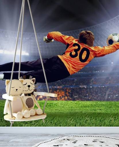 Maalivahti Making Save Wallpaper Mural