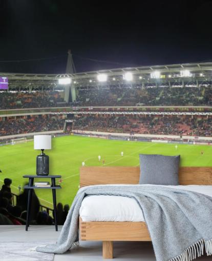 Panorama of Football Stadium Football Wallpaper